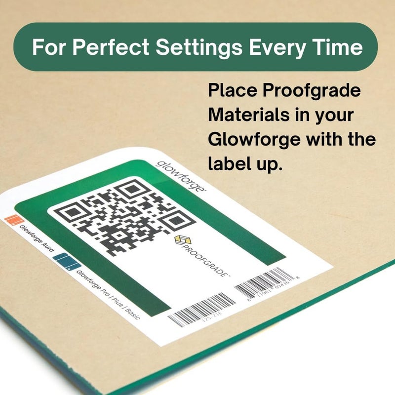 Glowforge Proofgrade Laser Engraver Essentials Bundle - Eco Iron-on Heat Transfer Sheets, Acrylic, and Hardwood - 11 Pieces Total - Image 4